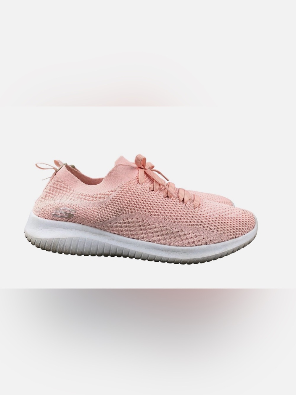 Skechers Women's Pink Knit Slip-On Sneaker